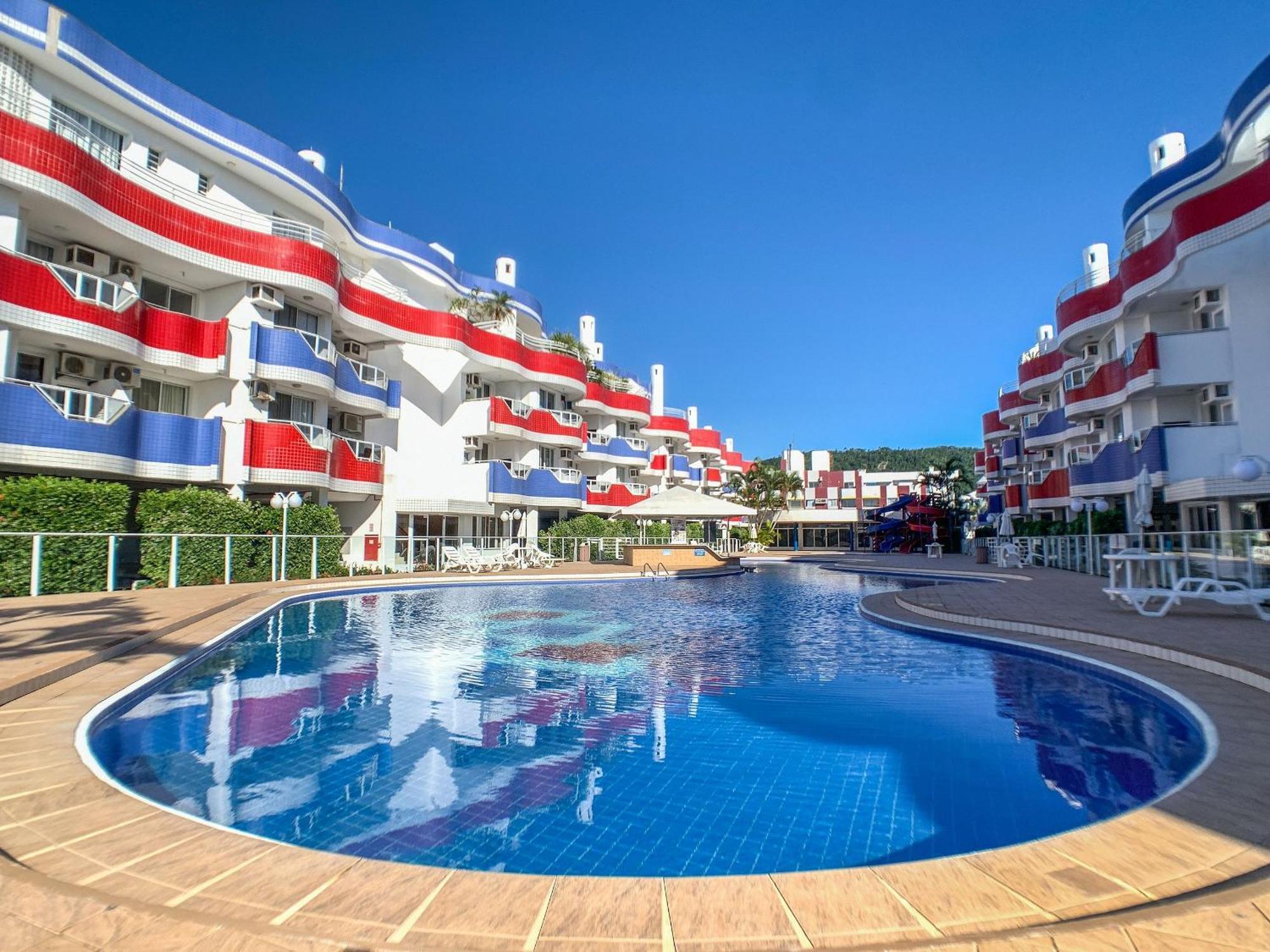 Maravilhoso Apto Com Vista Mar E Piscina-Hb03F Florianópolis Buitenkant foto